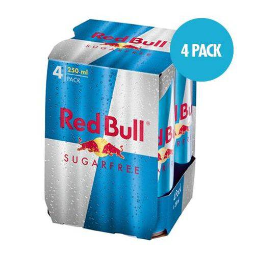 Red Bull Sugarfree - 4 Latas