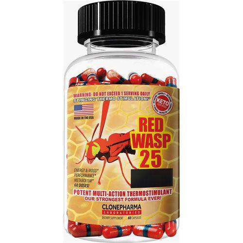 Red Wasp 25 (60 Caps) - Clone Pharma