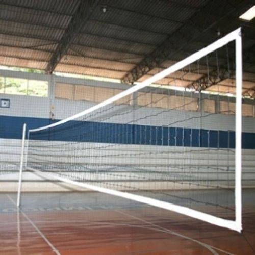 Rede de Voleibol Oficial 4 Faixas de Algodão - Fio Nylon