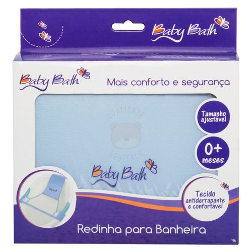 Redinha Ajustável para Banheira Azul (0m+) - Baby Bath B21410 REDINHA BANHEIRA AZUL BABY BATH