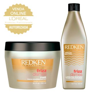 Redken Adeus ao Frizz Kit - Shampoo + Máscara de Tratamento Kit