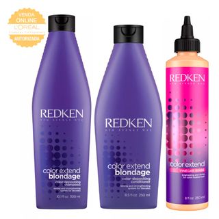 Redken Color Extend Blondage Kit - Shampoo + Condicionador + Tratamento Kit