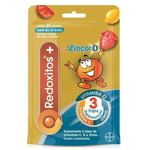 Redoxitos Gomas + Vitamina C + D e Zinco com 25unidades
