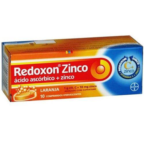 Redoxon Zinco 1 G+10 Mg com 10 Comprimidos Efeversente