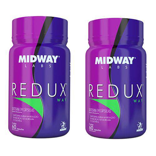 Redux Way (Quitosana) - 2x 60 Cápsulas - Midway