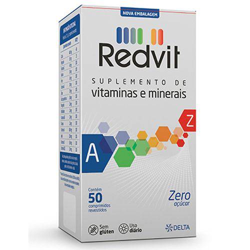 Redvit Suplemento Vitamínico e Mineral C/ 50 Comprimidos