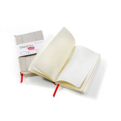 Refil Bloco Hahnemühle Diary Flex - Pautado 100g/m² 18,2x10,4cm