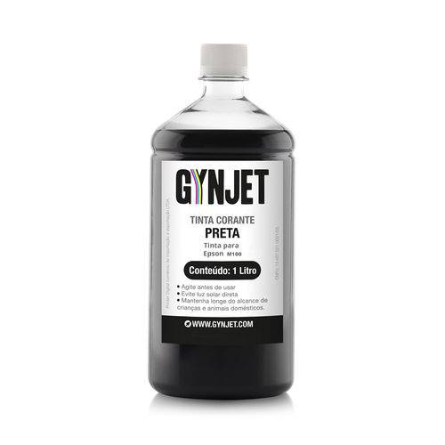 Refil de Tinta Epson M100 Black 1L Gynjet