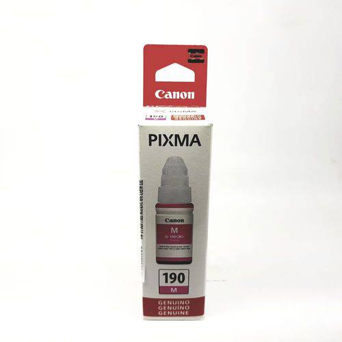 Refil de Tinta Magenta Gi-190 para Pixma G1100 2100 3100 Canon