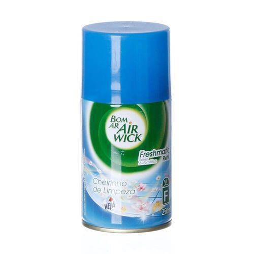 Refil Odorizador Freshmatic Bom Ar Air Wick Cheirinho de Limpeza 250ml