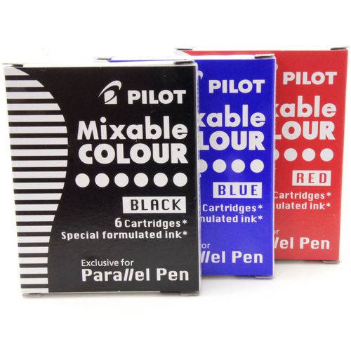 Refil para Caneta Parallel Pen com 6 Unidades Pilot Avulso