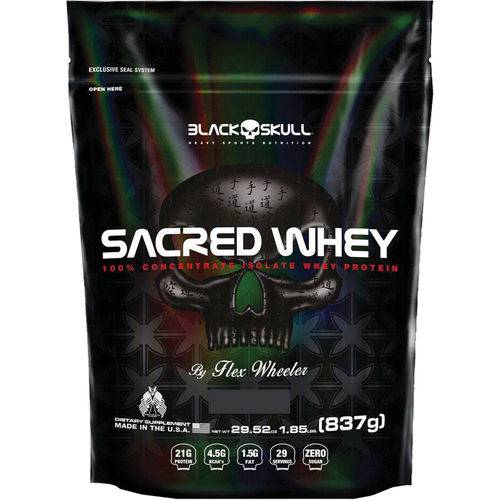 Refil Sacred Whey Chocolate 18lbs 837g - Black Skull