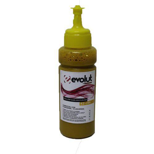 Refil Tinta Evolut Yellow Rz290 Sublimática P/ Ecotank e Tanque de Tinta Bulk Ink Hp Epson 100ml