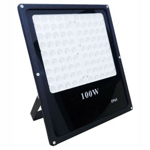 Refletor LED 100W - Bivolt - Branco 6000k (Efeito Frio) - IP65