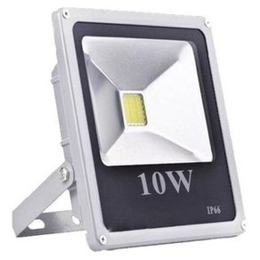 Refletor LED 10W - Bivolt - Branco 6000k (Efeito Frio) - IP65