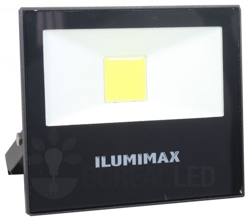 Refletor LED COB Slim 20W IP65 Preto Bivolt Ilumimax