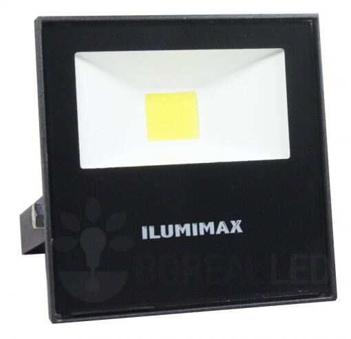 Refletor LED COB Slim 10W IP65 Preto Bivolt Ilumimax