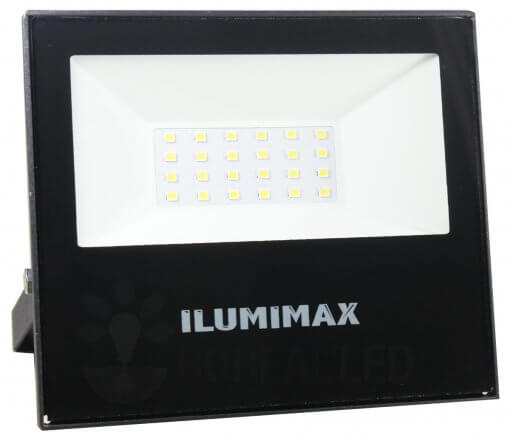 Refletor Micro LED Slim 20W IP65 Preto Bivolt Ilumimax