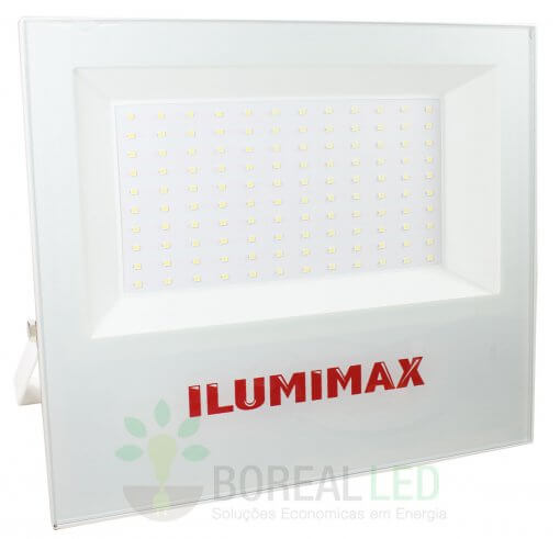 Refletor Micro LED Slim 100W IP65 Preto Bivolt Ilumimax
