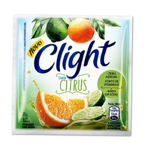 Refresco em Pó Sabor Citrus Clight 8g