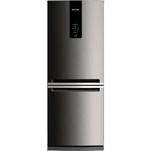 Refrigerador Brastemp, Frost Free, 443 Litros, Aço Escovado - BRE57AK - 220V