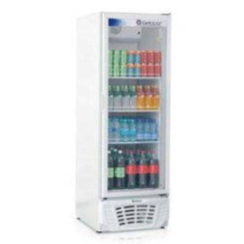 Refrigerador de Bebidas Vertical Gelopar Gptu-570af 578l Conveniência Turmalina Branco
