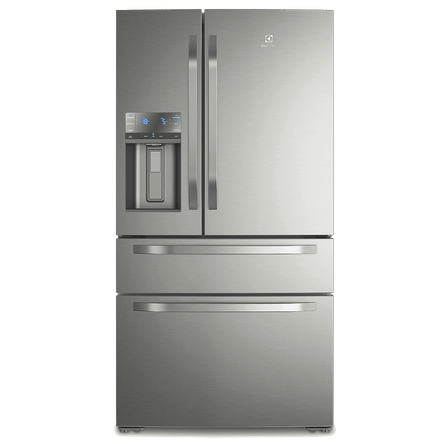 Refrigerador Multidoor Electrolux com Dispenser de Água e Gelo 540L Platinum (DM90X) 127V