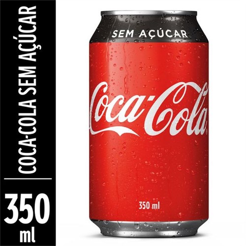 Refrigerante Coca Cola 350ml Lata Zero