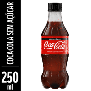 Refrigerante Coca-Cola Sem Açucar 250ml