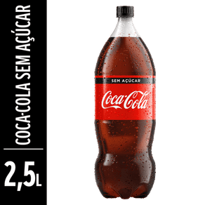 Refrigerante Coca-Cola Sem Açucar 2,5l