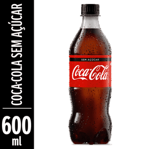 Refrigerante Coca-Cola Sem Açucar 600ml