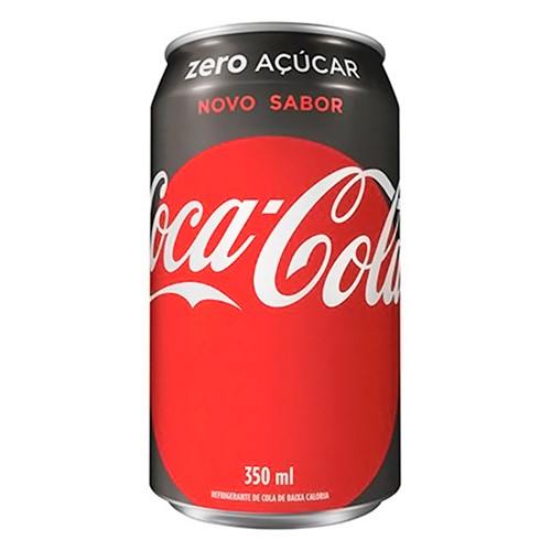 Refrigerante Coca Cola Zero Lata com 350ml