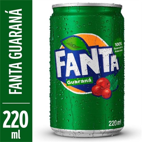 Refrigerante Fanta 220ml Lata Guarana