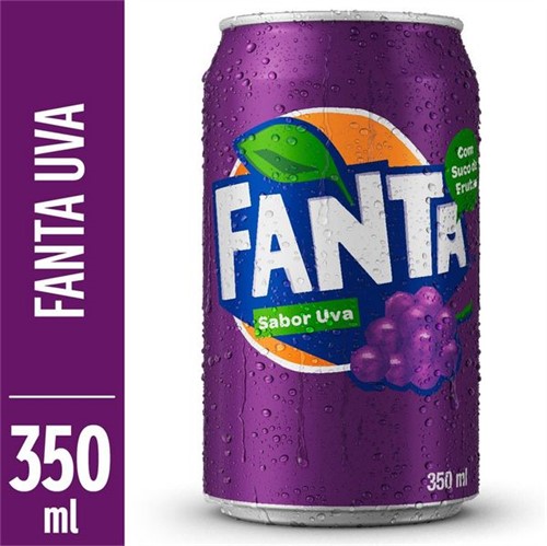 Refrigerante Fanta 350ml Lt Uva