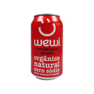 Refrigerante Orgânico de Cola 350ml Lata - Wewi