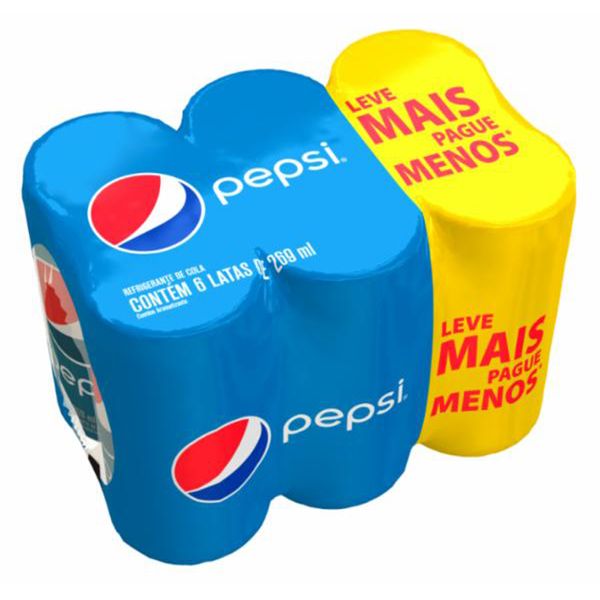 Refrigerante Pepsi 269ml Lt com 6 Leve Mais Pague Menos