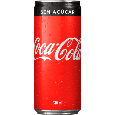 Refrigerante Zero Coca Cola Sleek 310ml