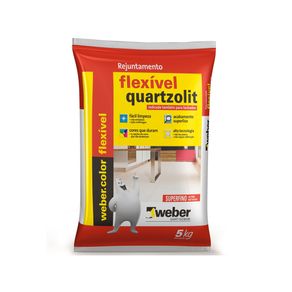 Rejunte Flexível 5kg Weber Color Marrom Café Quartzolit