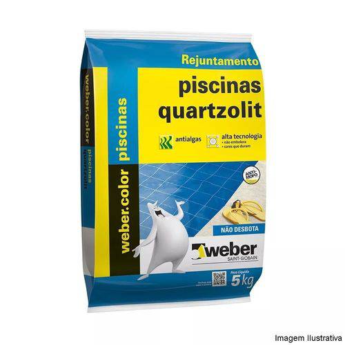 Rejunte P/ Piscina Azul Cobalto 5kg Quartzolit
