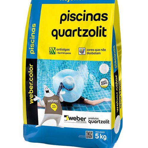 Rejunte para Piscina Quartzolit, Jeans, 5 Kg
