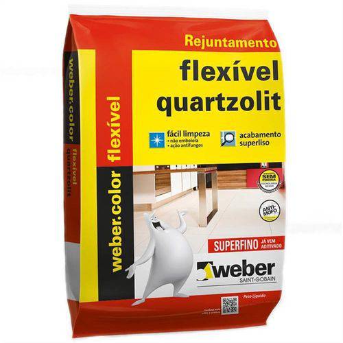 Rejunte Weber Color Flexivel Corda 5Kg - QUARTZOLIT