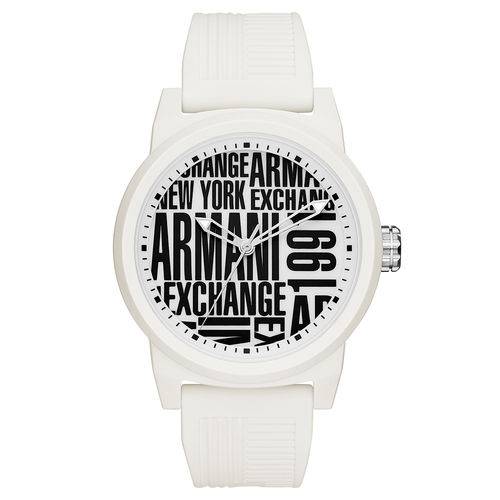 Relógio Armani Exchange Masculino Atlc Branco
