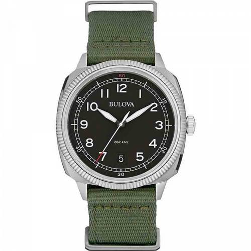 Relógio Bulova Masculino Wb31863t Prata / Verde