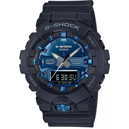 Relógio Casio G-shock Anadigi Fundo Azul Ga-810mmb-1a2dr