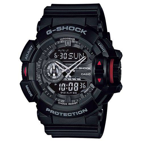 Relógio Casio G-Shock Anadigi Ga-400-1bdr Preto