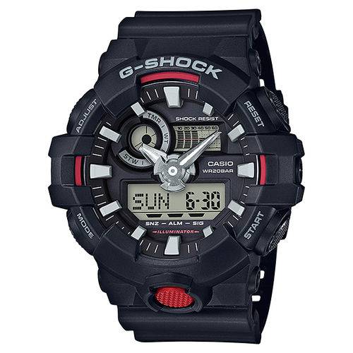 Relógio Casio G-shock Ga-700-1adr Resistente a Choques