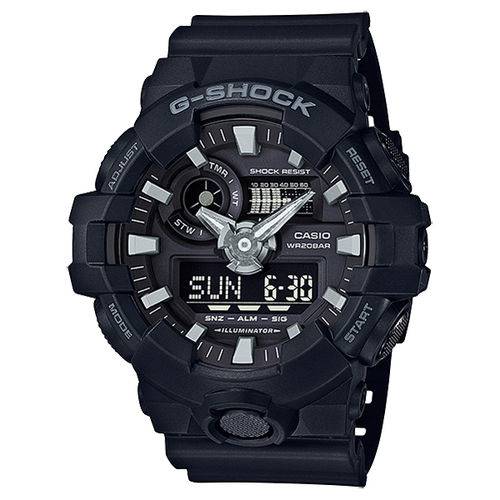 Relógio Casio G-shock Ga-700-1bdr Resistente a Choques