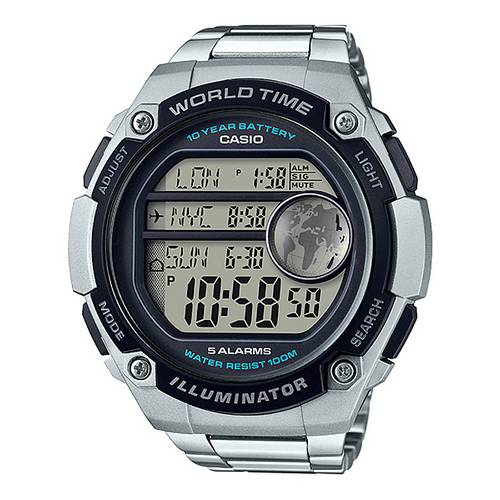 Relógio Casio Masculino Ae-3000wd-1avdf Prata