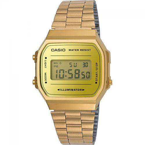 Relógio Casio Vintage Dourado - A168WEGM-9DF