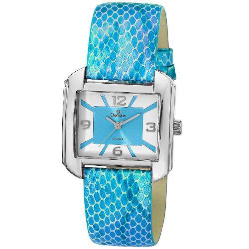 Relógio Champion Ca28485f Azul Celeste